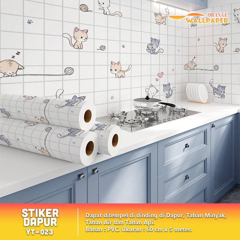 COD WALLPAPER Stiker Dapur dan Stiker Kamar Mandi Karakter Anti Minyak dan Anti air 1