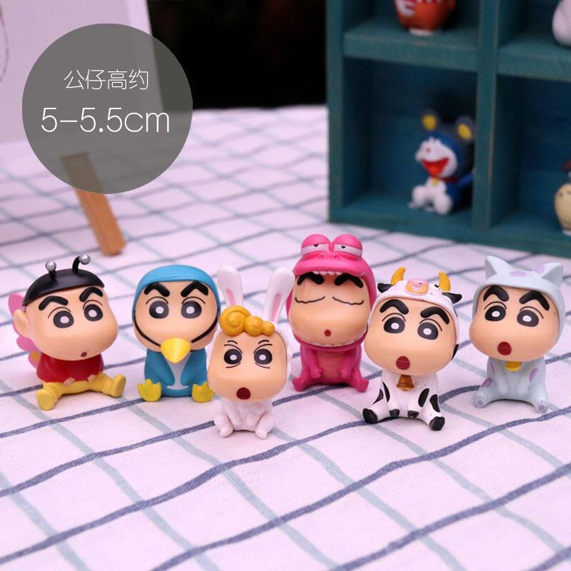 Product Introduction of Toy Gift, Crayon Shin chan GK Q Edition Nohara Shinnosuke Pajamas Birthday Gift Funny Styling Handmade Model Desktop Ornament 1