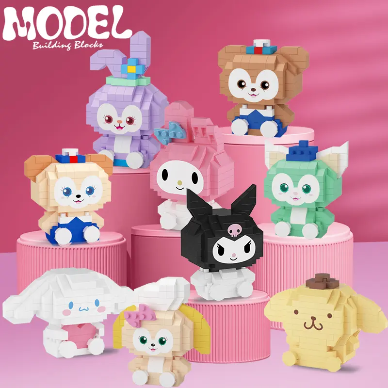 Mô hình nhân vật hoạt hình Disney mới, đồ chơi khối xây dựng mini, khối xây dựng giáo dục nhỏ, bộ sưu tập đồ trang trí tinh tế, quà tặng sinh nhật cho trẻ em từ 6 tuổi trở lên Bộ Lắp Ráp Tháo Lắp Toy Xếp Hình