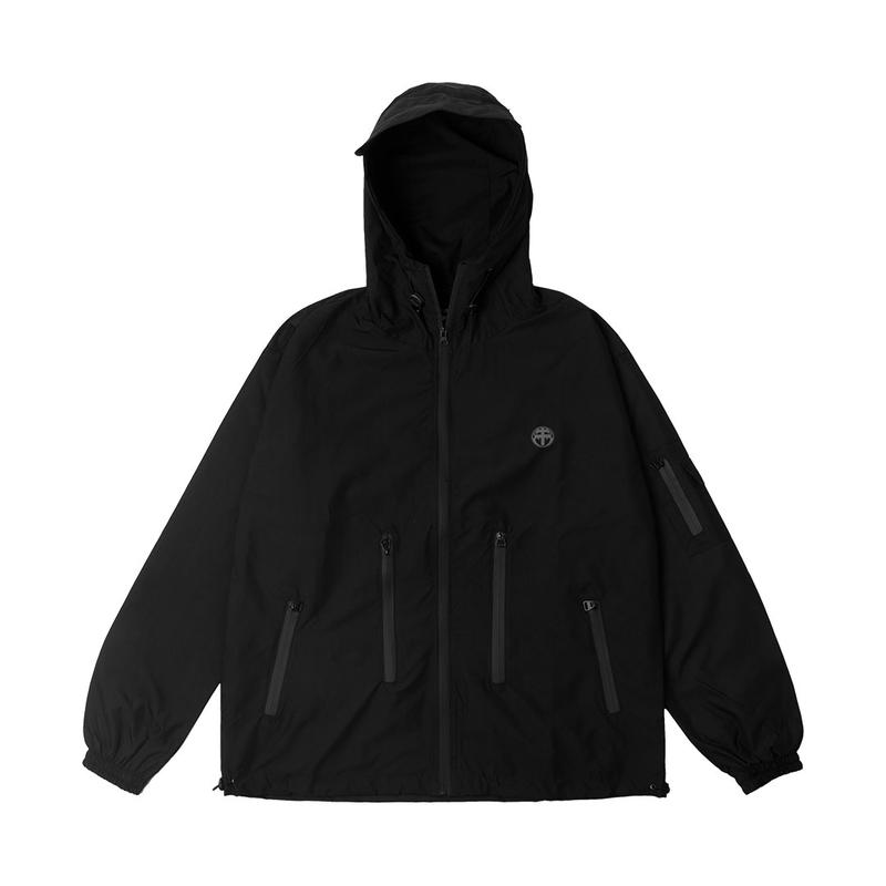 Metaphores Pullover Jacket Gropcore Riot- Black On Black 1