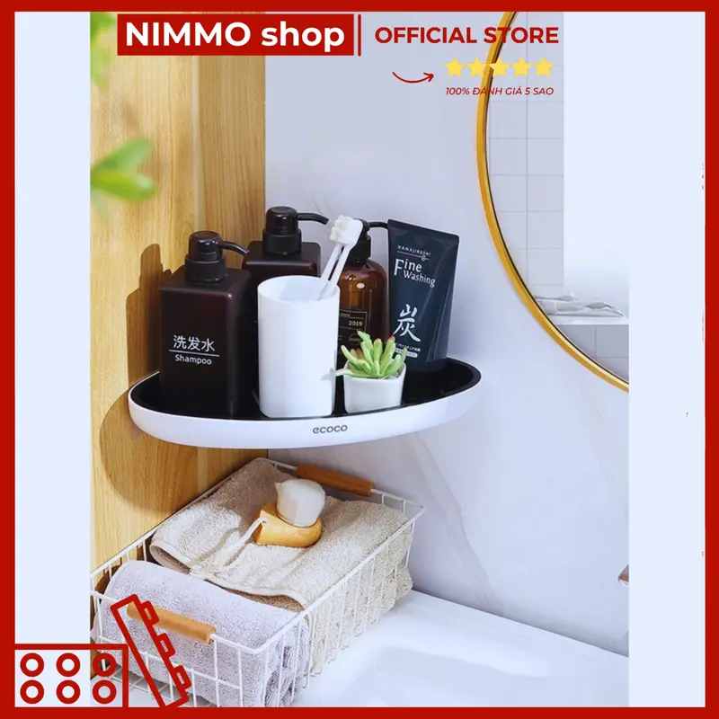 KỆ ĐỂ SỮA TẮM, KỆ GÓC ĐA NĂNG DÁN TƯỜNG NHÀ TẮM, PHÒNG BẾP TIỆN LỢI, HIỆN ĐẠI Kitchen Nhà Bếp 4
