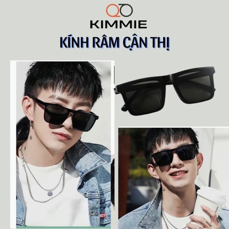 Kính râm cận cắt mắt cận từ 0.5-6 độ kính mát cận thời trang nhận hàng gồm đầy đủ kính đã gồm tròng cận râm hộp đựng và khăn lau
