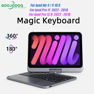【HANYA KEYBOARD/GOOJODOQ】 for iPad Case with Magic Keyboard Bluetooth Wireless Magnetic Air 4/5 Pro 11 12.9 Touchpad 【HANYA KEYBOARD/GOOJODOQ】 for iPad Case with Magic Keyboard Bluetooth Wireless Magnetic Air 4/5 Pro 11 12.9 Touchpad