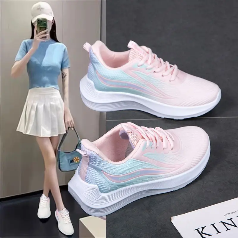 Giày Chạy Bộ Siêu Nhẹ, Giày Thể Thao, Thoáng Khí, Hấp Thụ Sốc, Đế Mềm, Thích Hợp Cho Học Sinh, Giày Chạy Bộ Nhẹ Cho Nữ, Hàng Mới Về Cho Mùa Lò Xo Và Mùa Thu, Ngày: 20252025