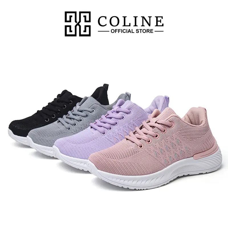COLINE GH-012 Sepatu Sneakers Wanita Kerja #C1203 Casual Shoes Sport Olahraga Running Cewek Kasual 0
