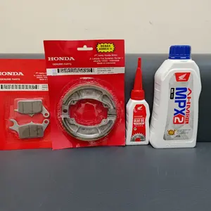 Paket Kampas Rem + Oli Mesin Dan Oil Gear Mpx2 Vario 110 125 150 FI Beat Scoopy Spacy F1 Esp