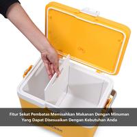 Gambar ALLTREK Cooler Box 10L Kotak Pendingin Portable Outdoor Dengan Strap - WHITE dari ALLTREK OUTDOOR GEAR Kota Administrasi Jakarta Barat 5 Tokopedia