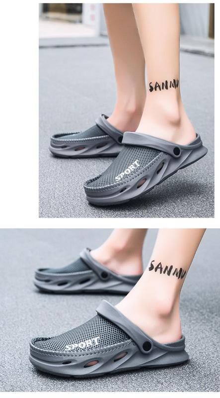 Product Introduction of Men's Anti Slip Thick Soled Sports and Leisure Beach Sandals for Outdoor Wear with Slippers Male Summer Sandals Comfortable 4