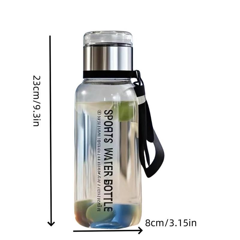 Product Introduction of 1000ml Large Capacity Glass Cup, 1 Count Portable Tea Water Separation Water Cup, Fruit Tea Cup, Drinking Cup for Home Office Picnic Travel 1