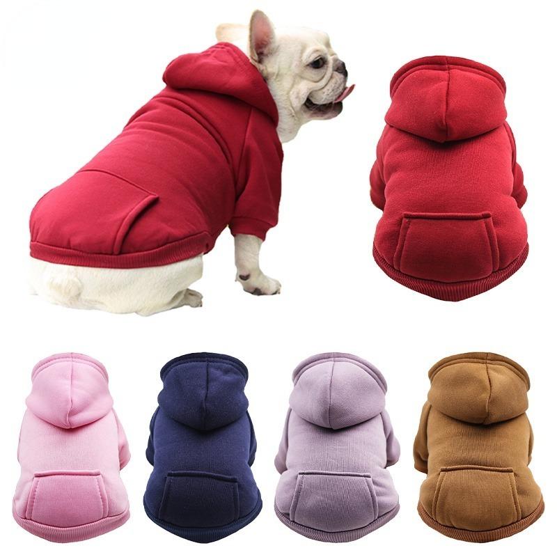 Quần áo cho chó cưng, cho chó Nhỏ quần áo ấm, áo khoác, trang phục cho chó Con áo hoodie cho chó Chihuahua, quần áo cho thú cưng