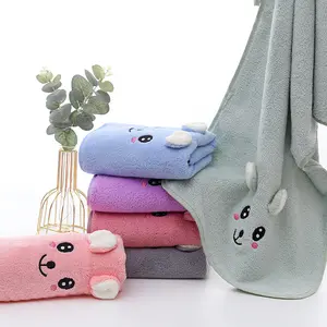 Handuk Bayi Kuping Mikrofiber Halus 50x100cm