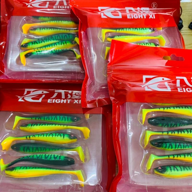  Mồi mềm NFF 7cm - 9cm quốc dân body dai như đỉa  Bịch đỏ chính hãng  - Tặng khóa lure Bắt Cá Đi Câu Fishing Câu Cá 