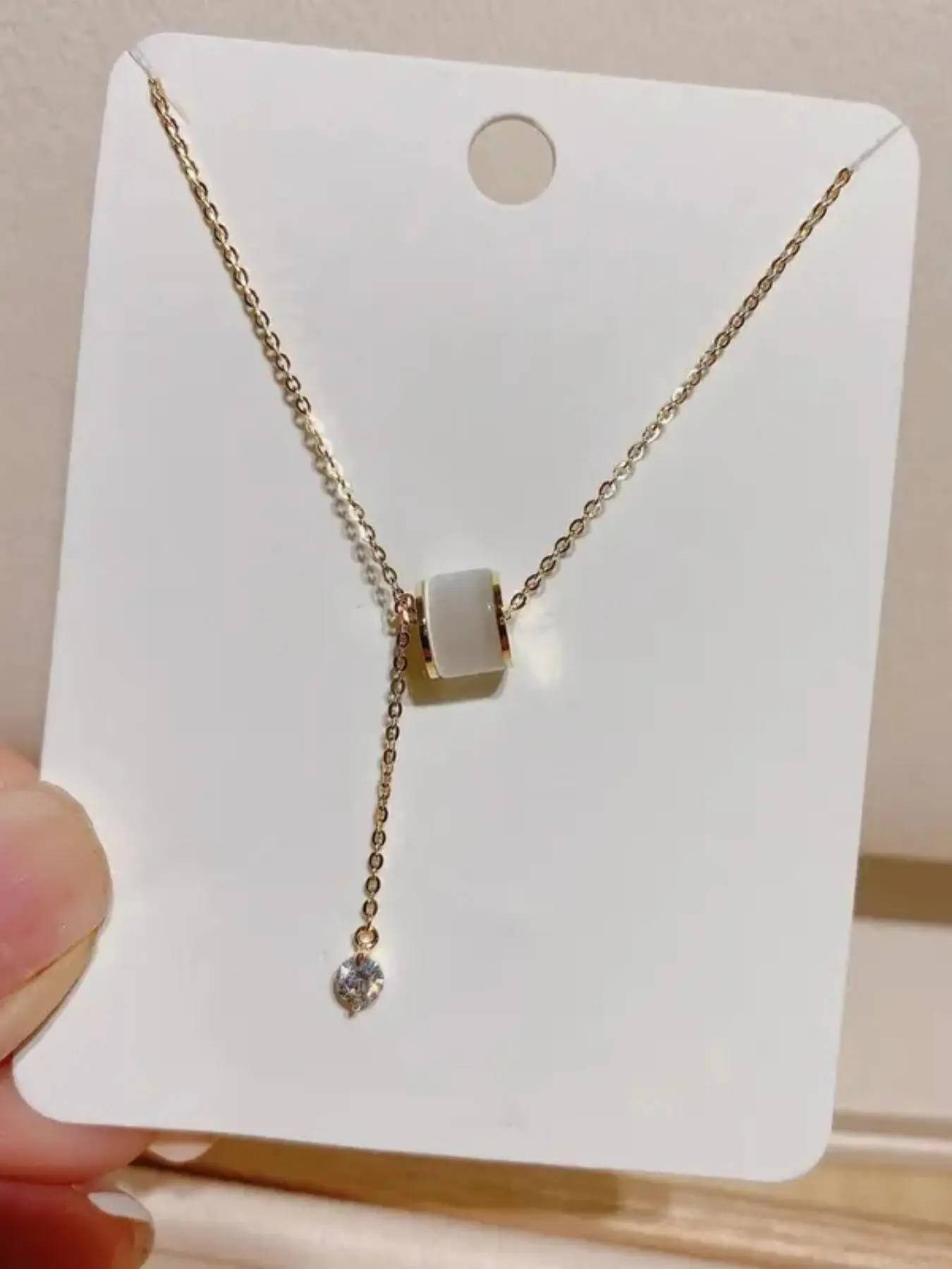 Fashionable Minimalist Pendant Necklace, Temperament Necklace for Women for Gift, Elegant All-match Fashion Accessories for Daily Wear