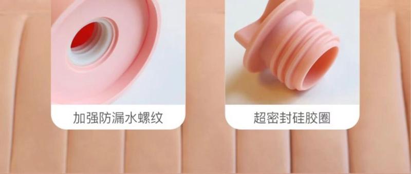 Product Introduction of Maktub Cactus Silicone Hot Water Bottle Heat Pack Warm Water Bag Gift for Girls Birthday Gift Couple Lover Gift 8