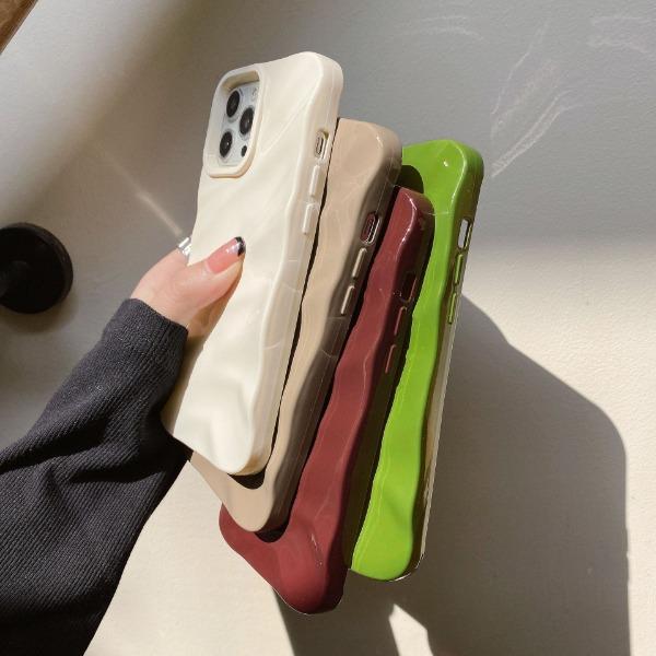 Product Introduction of Three-dimensional pleated wavy pattern for Apple 15promax/15pro/15/14/14 promax/14pro/13promax/13/13pro/12/12promax/12pro/11 mobile phone case 5