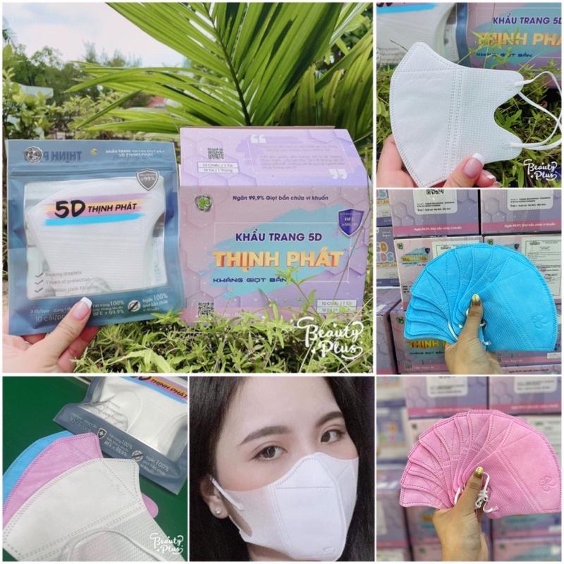 Thùng100 Chiếc Khẩu Trang 5D Mask Thịnh Phát Cao Cấp 0