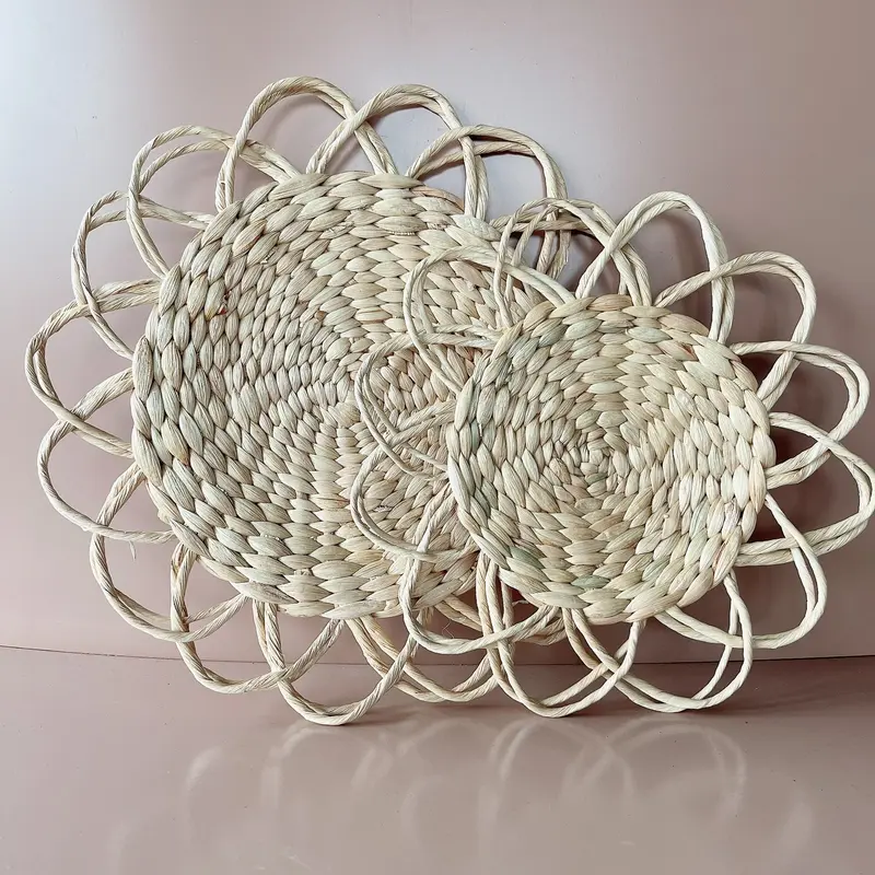 Set trang trí tường decor nhà cửa chất liệu lục bình Decor Phòng 1
