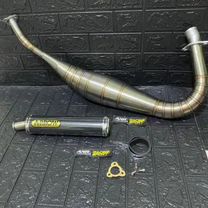 Knalpot RX King Repsol Silincer Carbon Arrow Stainless Steel Anti Karat - Motorcycle