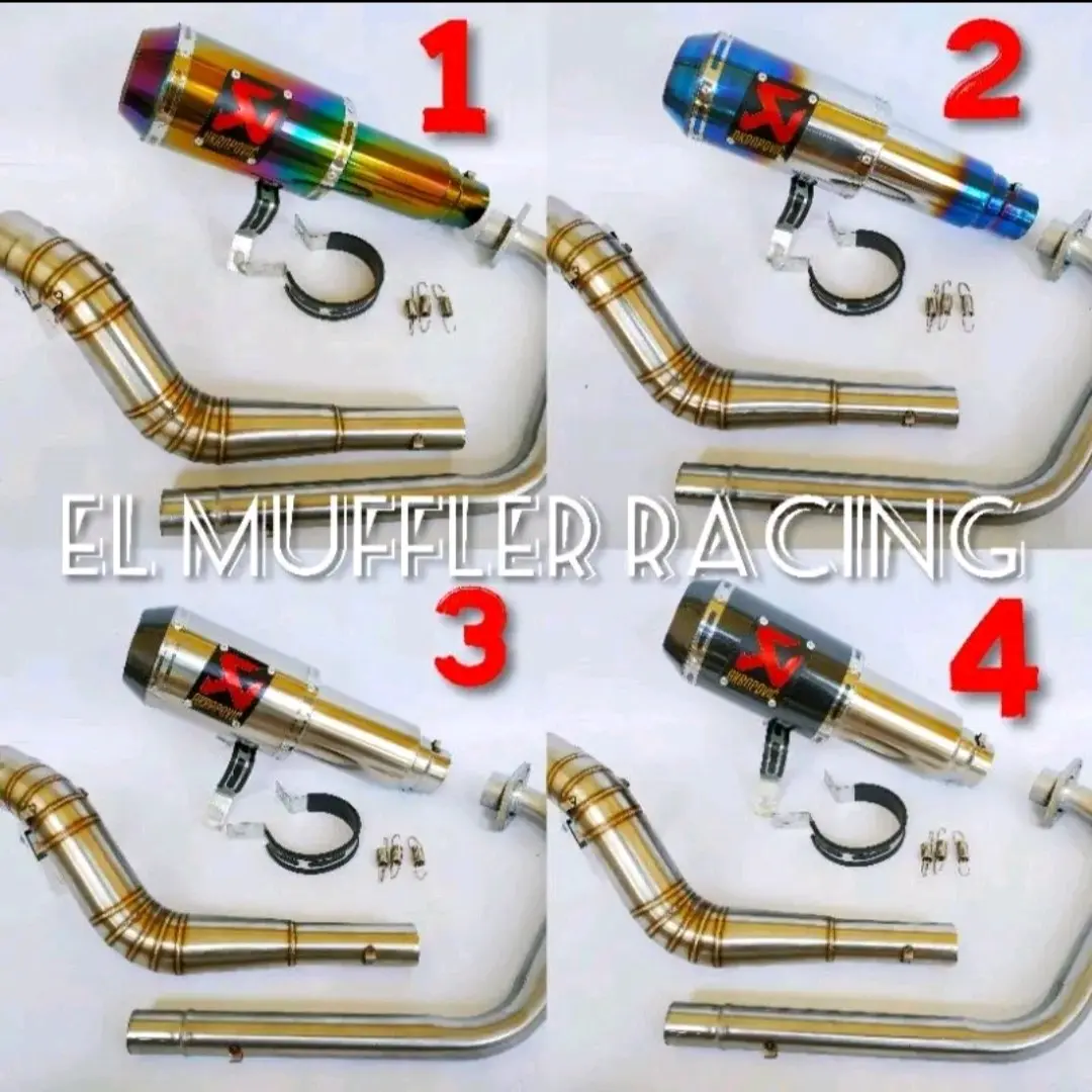 KNALPOT RACING AKRAPOVIC GP LORENZO M1 VIXION BYSON CB CBR 150 R FACELIFT SATRIA FU FI KARBU VERZA R15 MT15 DLL