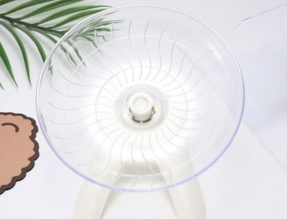Product Introduction of Pet Hamster Running Wheel Mute Flying Saucer Steel Axle Wheel Running Disc Toys Cage Small Animal Hamster Accessories햄스터햄스터 쳇바퀴 1