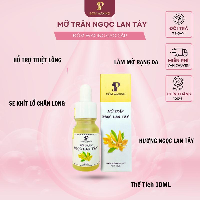 Serum Mỡ Trăn Hương Thơm Ngọc Lan Tây Hỗ Trợ Se Khít Lỗ Chân Lông, Hỗ Trợ Lông Mọc Chậm Dùng Sau Waxing Cạo Râu Nữ Women