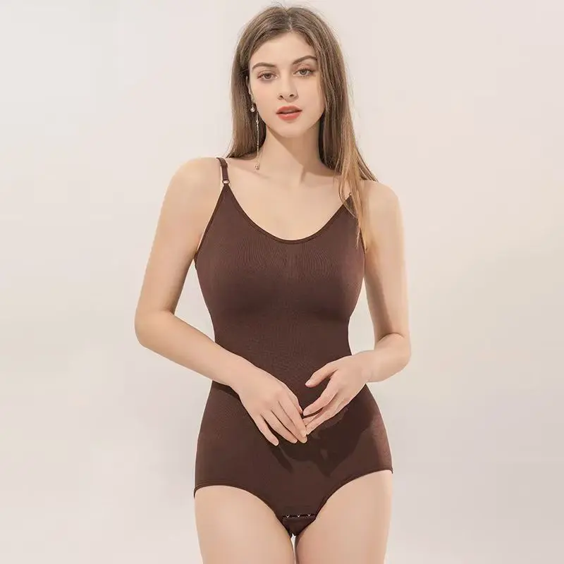 Áo Liền Quần Thể Hình, Không Đường May, Mỏng, Có Dây Đeo Vai, Đồ Lót Dễ Phối Đồ Bó Sát Cơ Thể, Kiểm Soát Bụng, độn mông, Áo Jumpsuit Quần Ôm Sát Hình Women Nữ 6