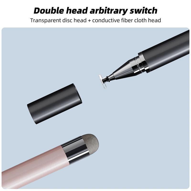 Product Introduction of 2 In 1 Universal Stylus Pen For Tablet Mobile Phone Accessories Drawing Tablet Capacitive Screen Touch Pen Computer Aluminum 17
