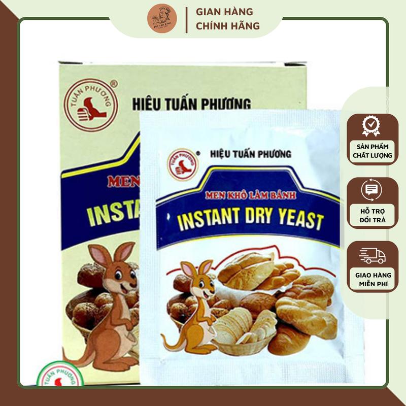  Men khô men nở làm bánh mì bánh bao  bánh bò loại 10g 