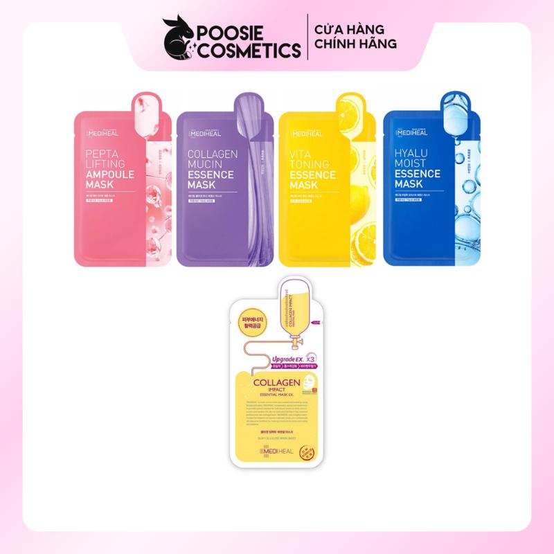 [Tem phụ] Mặt Nạ Phục Hồi Da Mediheal Dưỡng Trắng Da, Giảm Mụn, Tái Tạo Và Phục Hồi Da 25ml Collagen Skincare 1