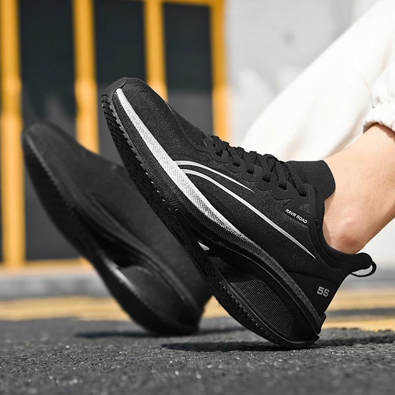 Personalize tênis esportivos casuais da moda masculina com design de placa de carbono, sola oca, tênis de corrida e caminhada para mulheres, treinamento de corredor_voghion.com