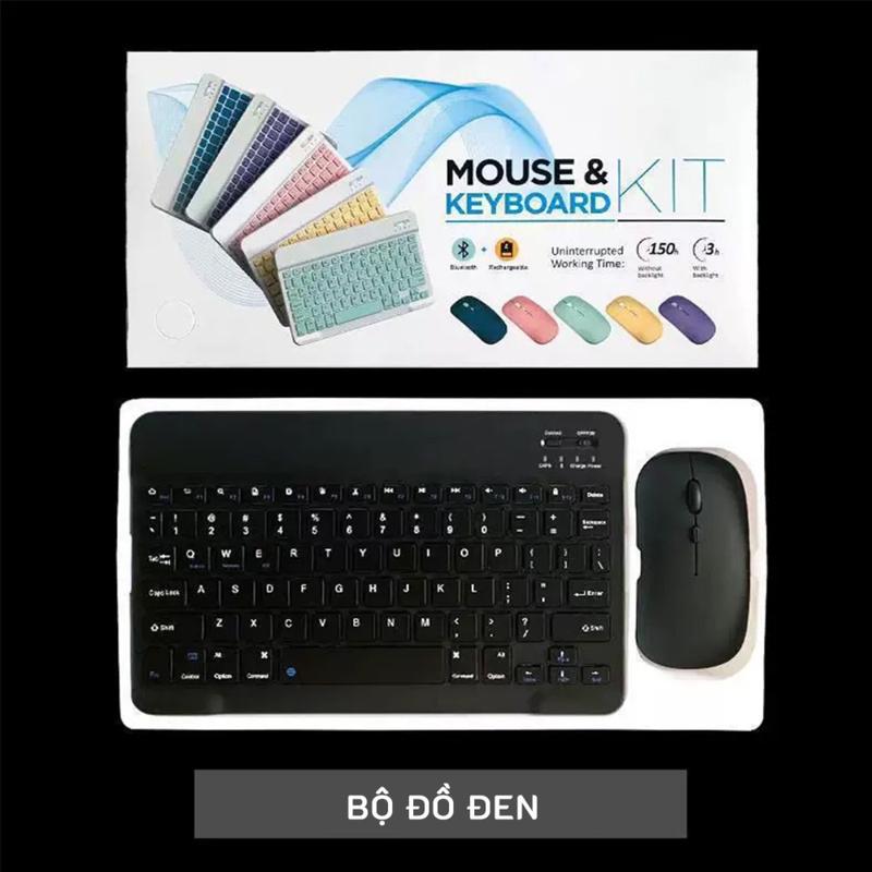 Bộ Bàn Phím Và Chuột Bluetooth Không Dây 10 Inch Ba Màu Có Sẵn Đen Trắng Hồng Thích Hợp Cho Máy Tính Máy Tính Xách Tay Máy Tính Bảng Trải Nghiệm Văn Phòng Mượt Mà