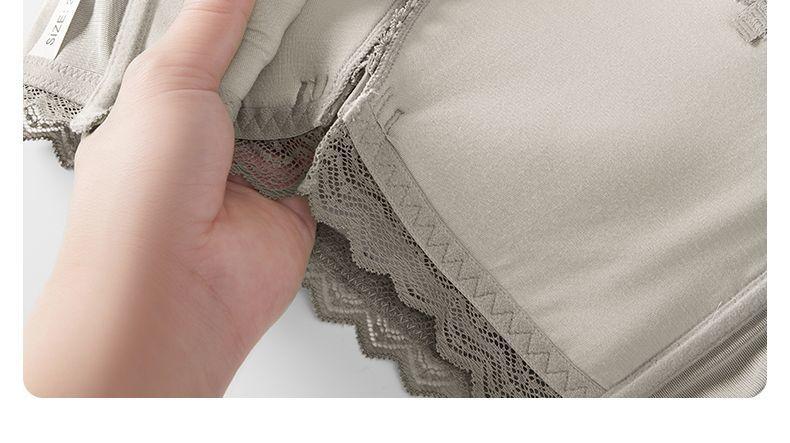 Product Introduction of Front Button Underwear Women's Small Chest Push up Extra Thick Big Breast Holding Anti-Sagging Back Shaping Bra Set Non-Running Cup Womenswear Comfort Bridal Basic 16