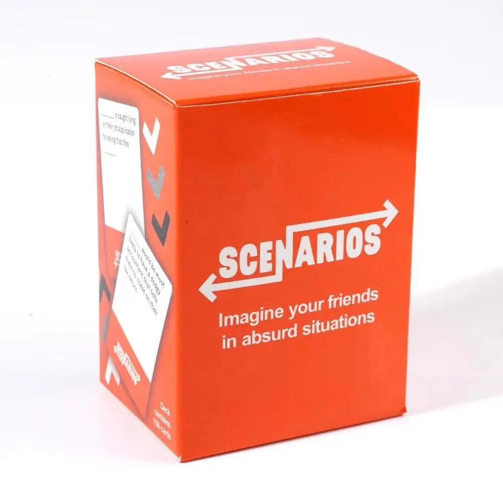Scenario Card Game, 1 Set Creative Table Card Game, Parent-child Interaction Game Prop, Fun Toy for Boys & Girls