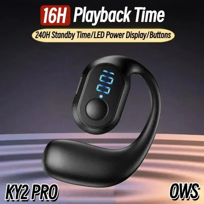Tai Nghe Không Dây, KY2 PRO, Tai Nghe OWS Dẫn Khí, HiFi, Móc Tai, Thích Hợp Cho Âm Nhạc Và Thể Thao, Khử Tiếng Ồn, Tương Thích Với Tất Cả Điện Thoại Thông Minh