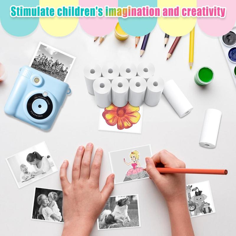 Product Introduction of Refill Print Paper for Instant Print Camera , 16 Rolls Thermal Print Paper for Most Instant Camera, Birthday Gift for Boys and Girls 3