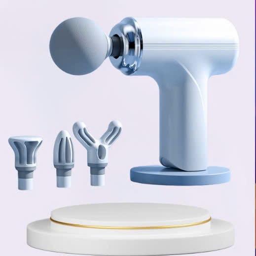  Bản nâng cấp  Máy Massage Cầm Tay Mini Cao Cấp Công Nghệ Al Cảm Biến Lực Với 4 Đầu Và 6 Chế Độ 