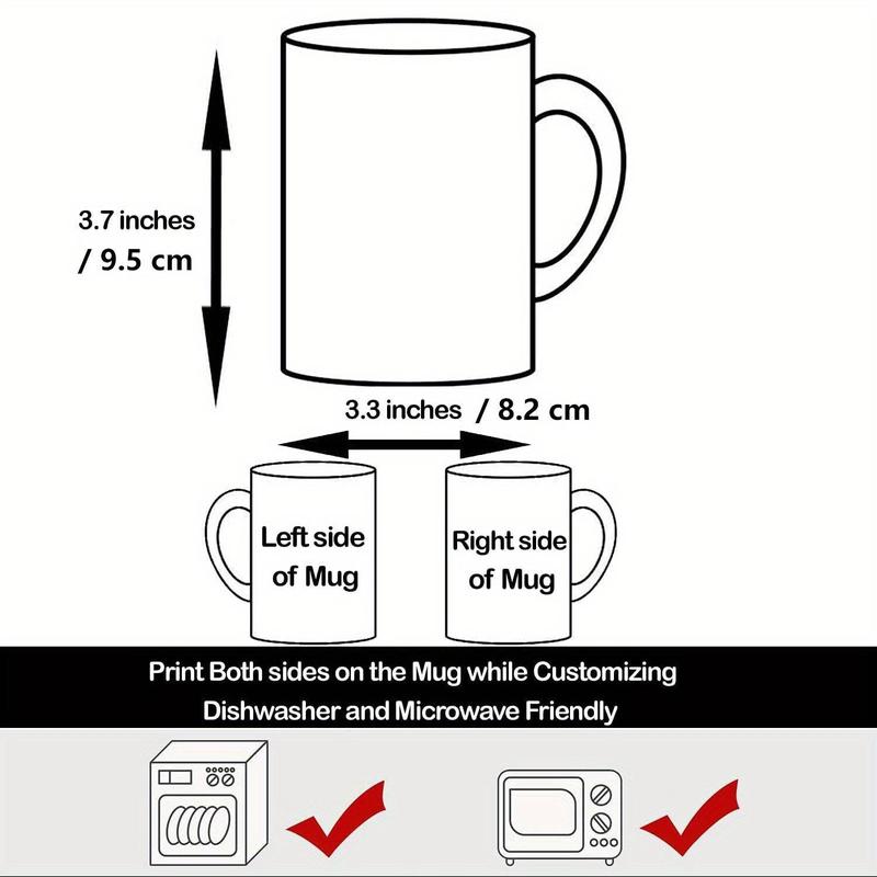 Product Introduction of You Are The Luckiest Dad in The World   Letter Pattern Coffee Mug, 1 Count Ceramic Tea Cup, Home Supplies for Bathroom Tumbler for Toothbrush 1