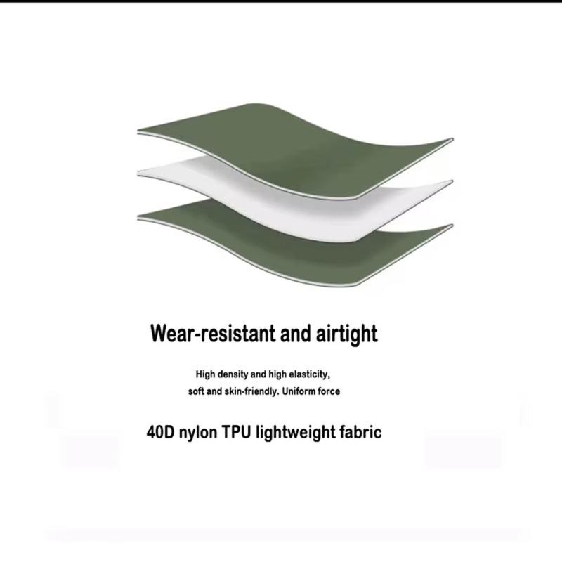 Portable Folding Inflatable Seat Cushion Lightweight With Storage Bag Air Sitting Pad Moisture and Water Resistant Chair Cushion Camping 6