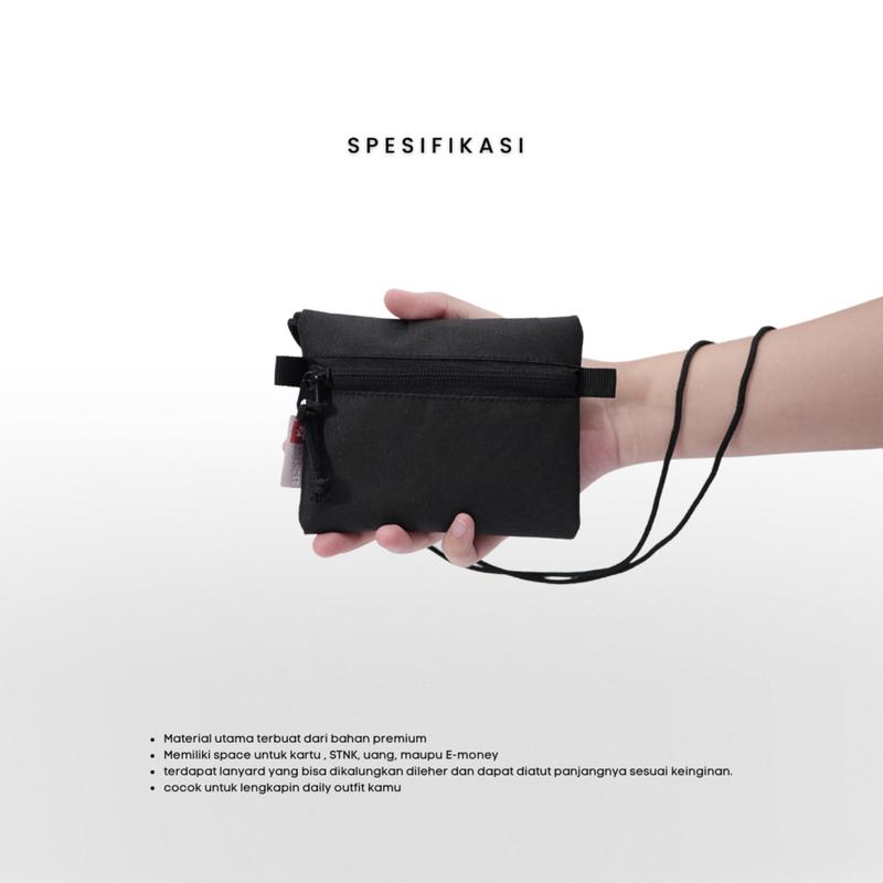 Sling Pouch Pria Wanita Livina Sako Pouch Mini Wallet Neckbag Dompet Kartu Koin Sling Bag Pouch Mini 4