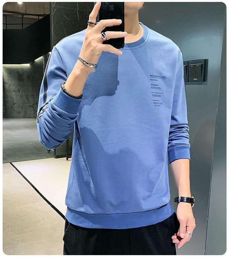 Product Introduction of เสื้อสเวตเตอร์ผู้ชาย ฤดูใบไม้ร่วง มาใหม่ ทรงหลวม คอกลม เสื้อสวมหัว แขนยาว เสื้อฐาน สไตล์ลำลองและอินเทรนด์ เหมาะสำหรับเยาวชน เสื้อผู้ชาย 13