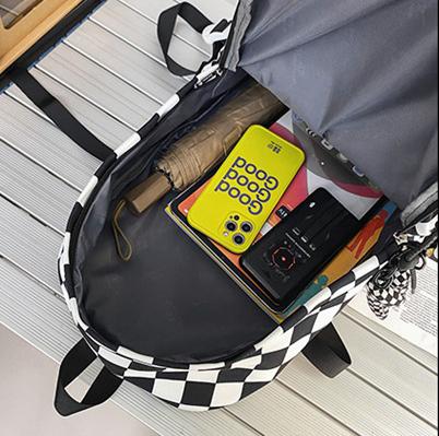 Product Introduction of Balo kẻ T.BAG TBAGB11 phong cách Hàn nổi bật, dễ thương đi học, đi chơi 14