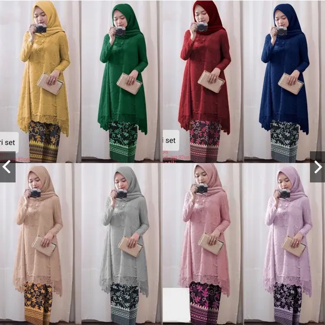 SET KEBAYA SAFITRI  / SETELAN BATIK KEBAYA SIZE XL 0