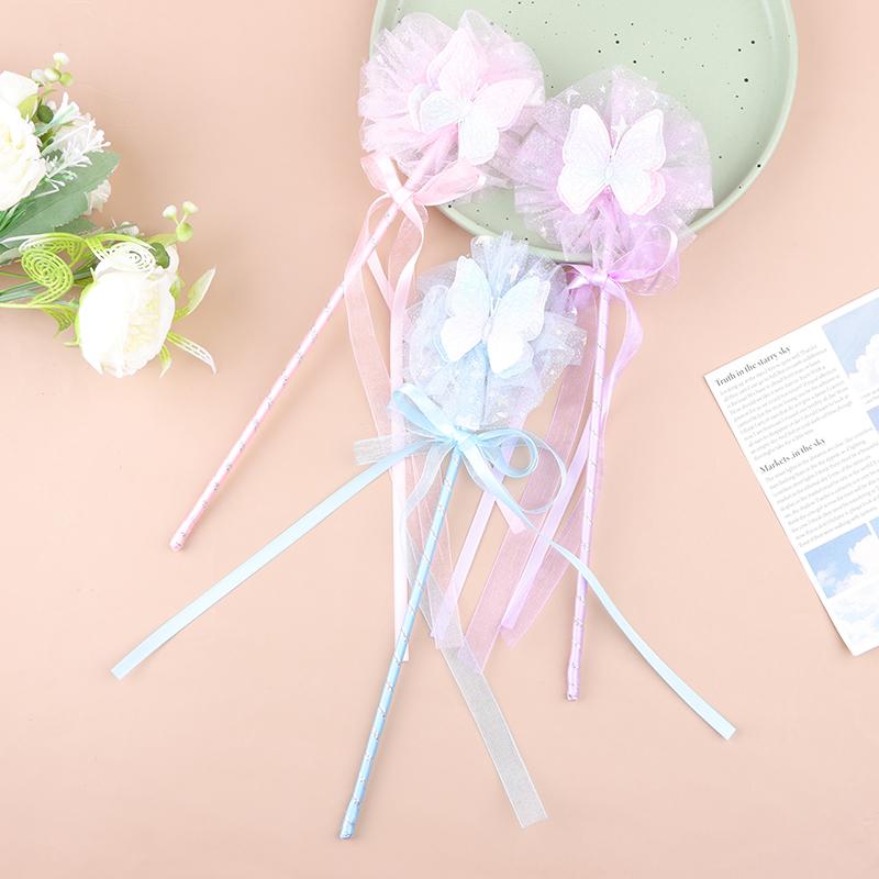 Product Introduction of [zfe]Cute Butterfly Magic Stick Fairy Wand Princess Cosplay Props Wand For Girls Birthday Halloween Party Supplies 8