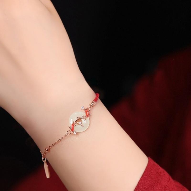 Vòng Tay May Mắn - Vòng Tay Nữ Khóa An Toàn Koi, hộp đẹp, như một món quà cho bạn gái - ZB18 Bracelets Vòng Tay Nữ Phụ Kiện 3
