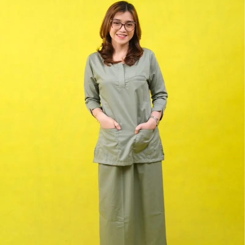Baju Oka Resleting Rok Full Set Toyobo 5