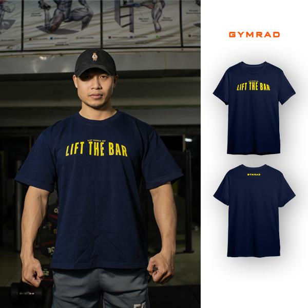 Áo Tập Gym Oversize Lift The Bar - Màu Navy, Cotton 1