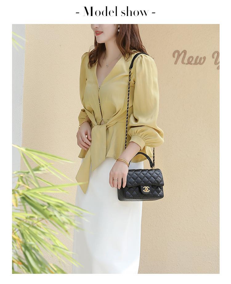 Product Introduction of Túi Xách Nhỏ Dây Xích Hình Thoi Mới Xuân / Hè 2024 Cho Nữ Túi Đưa Thư Phong Cách Phương Tây Cao Cấp Túi Vuông Nhỏ Phổ Biến 26