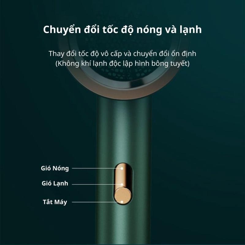 Máy Sấy Tóc Tạo Kiểu Đa Năng 2 Chiều Nóng Lạnh Nhanh Khô Công Suất Lớn, 3 Chế Độ Sấy, Chăm Sóc Tóc Chuẩn Salon - ST2 3