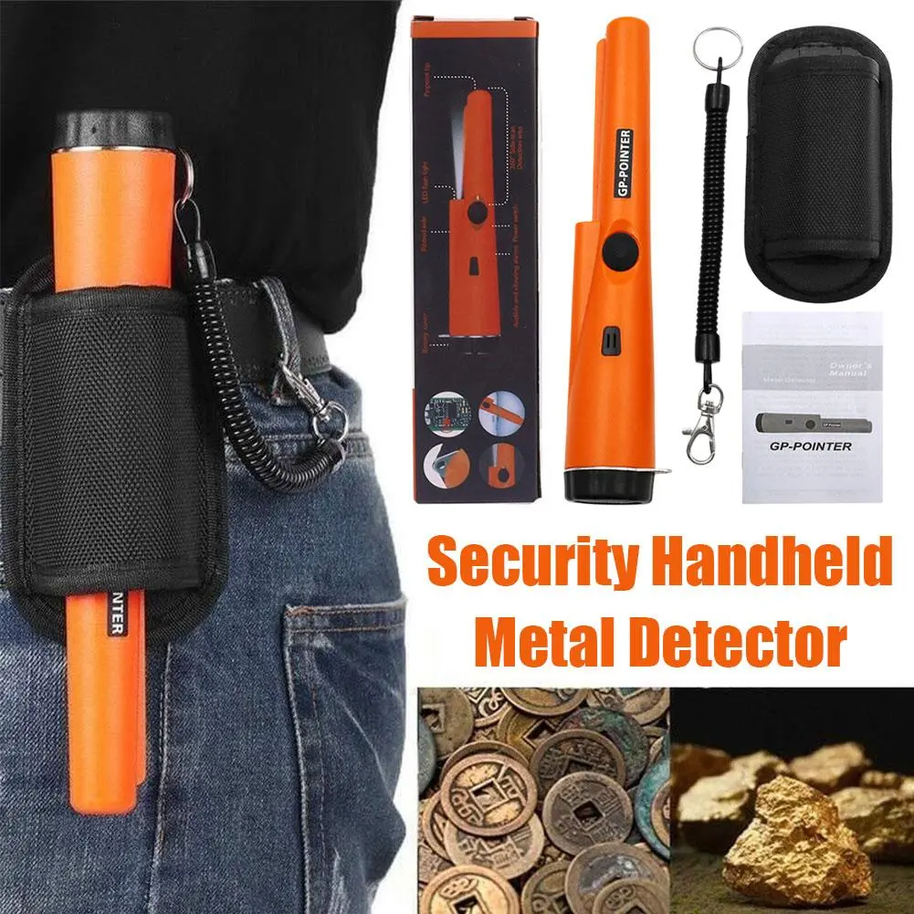 1pcs Mini Handheld Metal Detector Outdoor Portable Metal Detector For Security K8I8