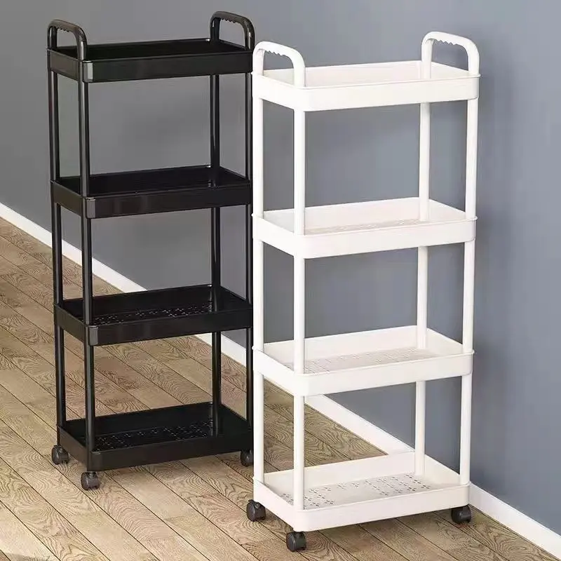 Giá Để Đồ Kệ Xe Đẩy, Nhiều Tầng, Cho Dụng Cụ, Kệ Nhà Bếp, Phòng Khách, Đồ Ăn Nhẹ, Có Thể Di Chuyển, Phòng Ngủ, Kệ Sách
